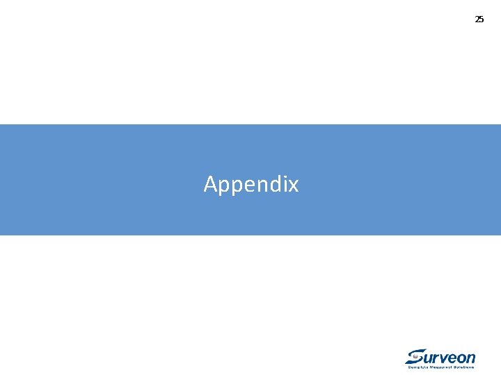 25 Appendix 