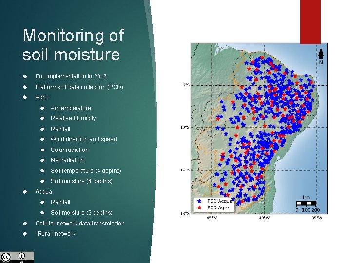 Monitoring of soil moisture for drought risk assessment