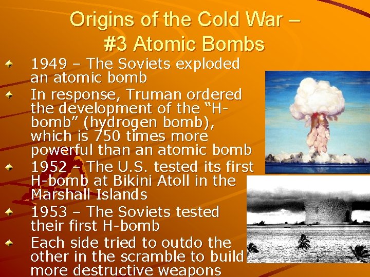 Origins of the Cold War – #3 Atomic Bombs 1949 – The Soviets exploded