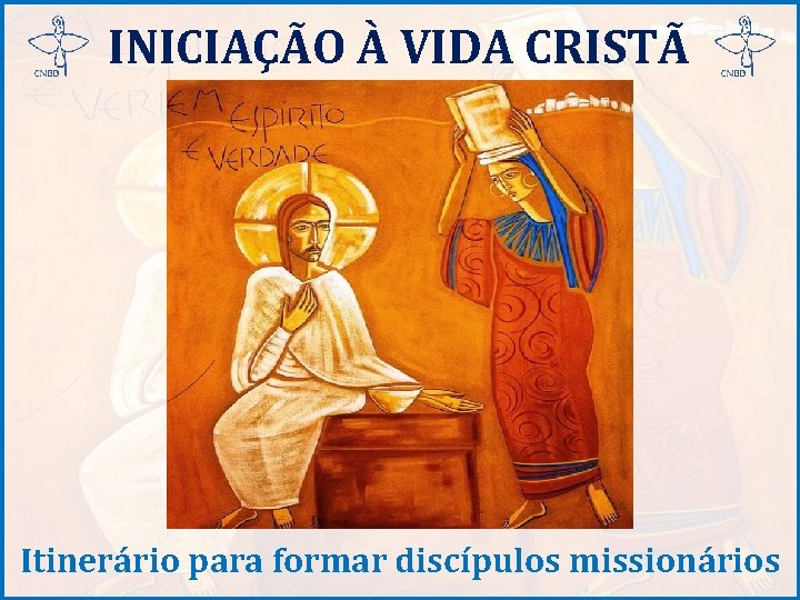 INICIAÇÃO À VIDA CRISTÃ Itinerário para formar discípulos missionários 