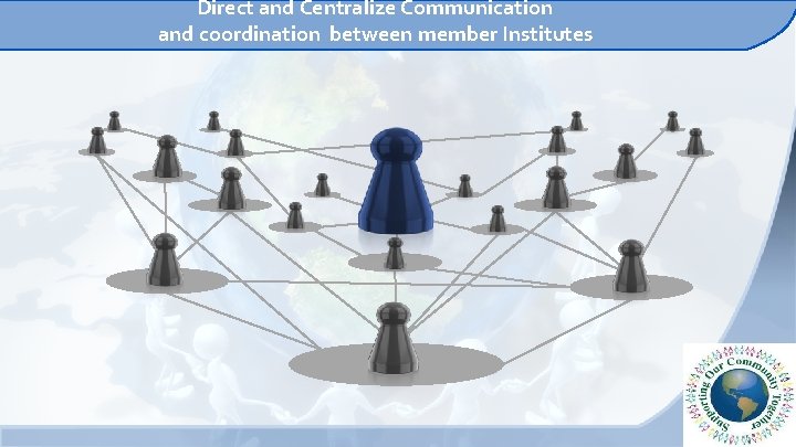Direct and Centralize Communication and coordination between member Institutes 