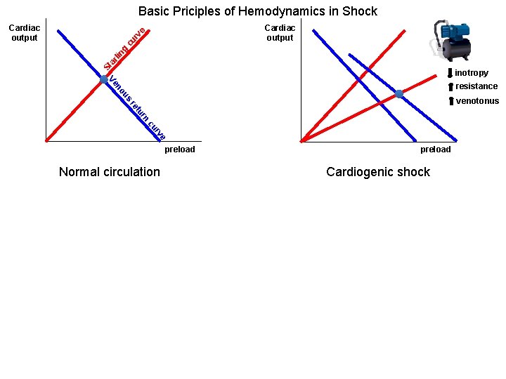 Basic Priciples of Hemodynamics in Shock Cardiac output St ar lin g cu r