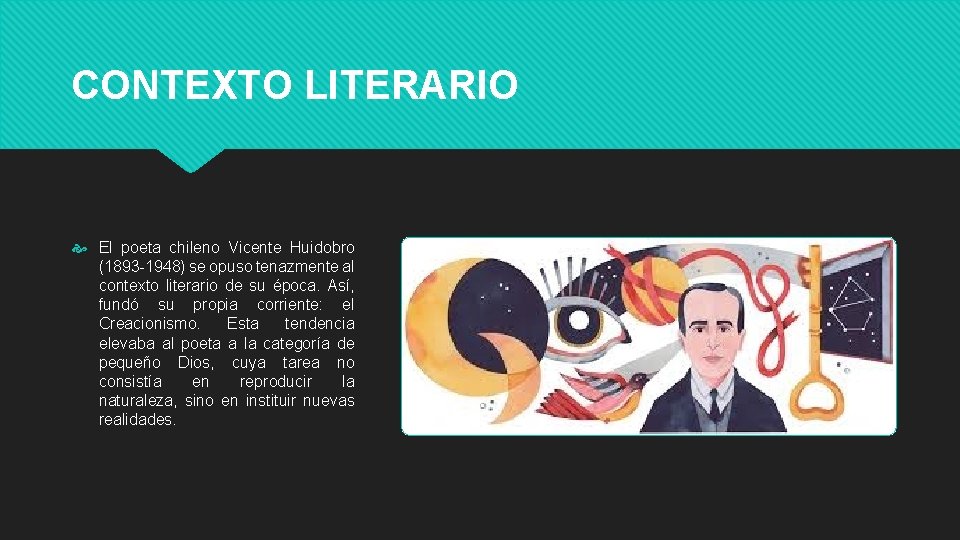 CONTEXTO DE PRODUCCIN Y BIOGRAFA DE UN AUTOR