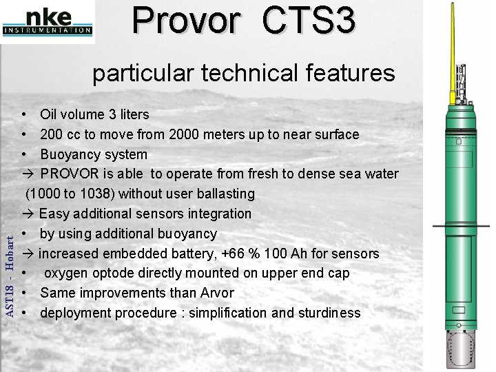 PROVOR ARVOR ARGO profiling floats Jrme SAGOT Nke