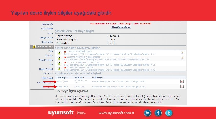 Yapılan devre ilişkin bilgiler aşağıdaki gibidir. Yapılan devre ilişkin bilgiler aşağıdaki gibidir.