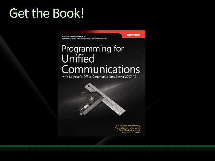 Get the Book! Get the Book!
