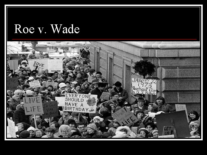 Roe v. Wade 