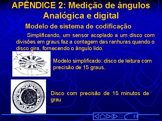 APÊNDICE 2: Medição de ângulos Analógica e digital Modelo de sistema de codificação Simplificando,