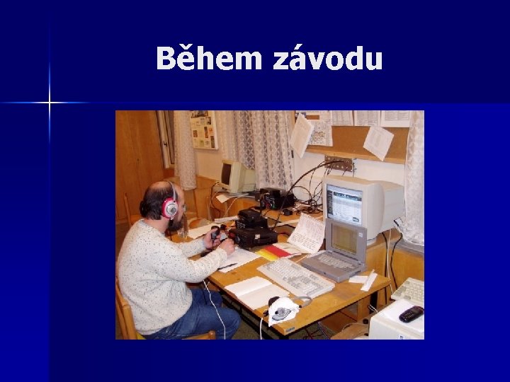 Během závodu 