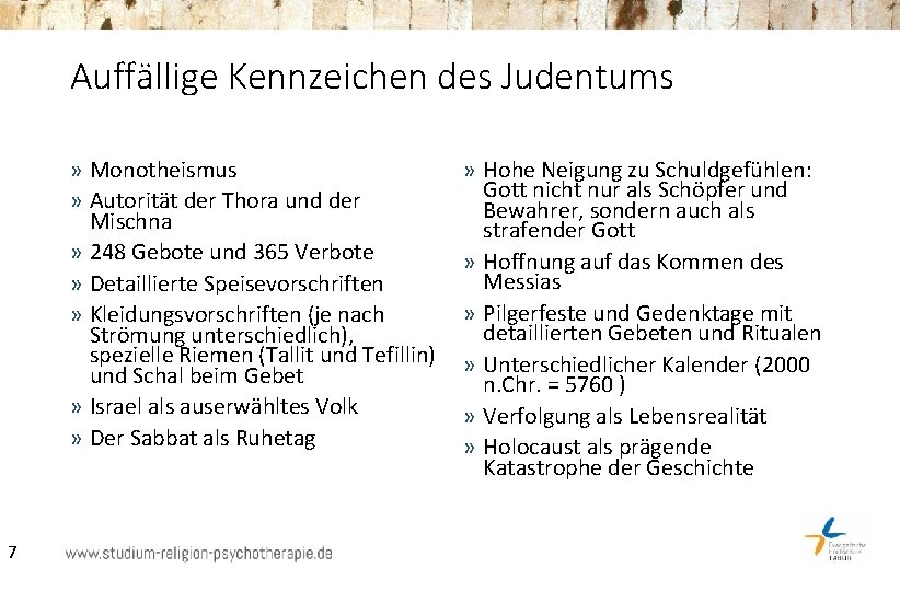 Auffällige Kennzeichen des Judentums » Monotheismus » Autorität der Thora und der Mischna »