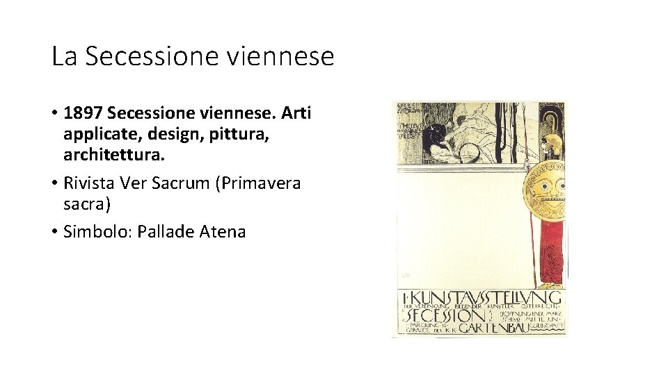 La Secessione viennese • 1897 Secessione viennese. Arti applicate, design, pittura, architettura. • Rivista