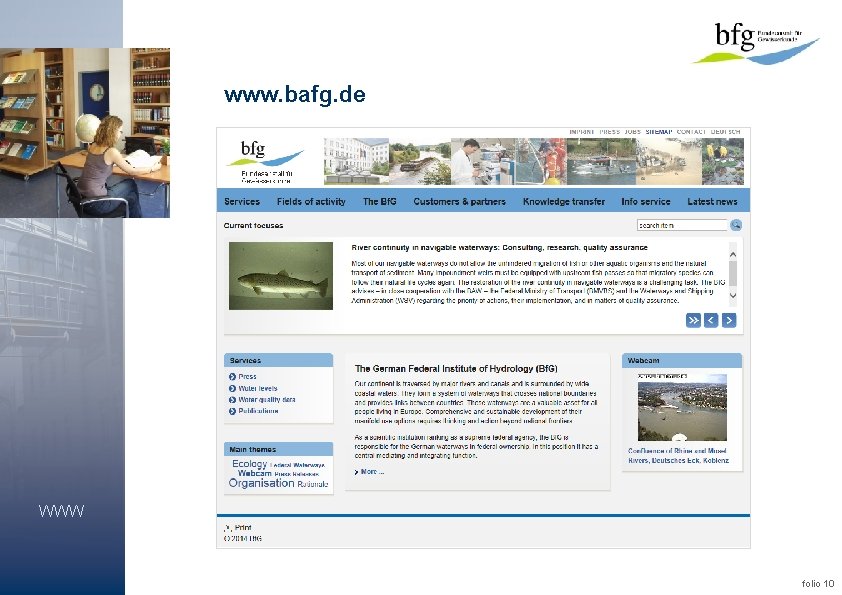 www. bafg. de WWW folio 10 www. bafg. de WWW folio 10