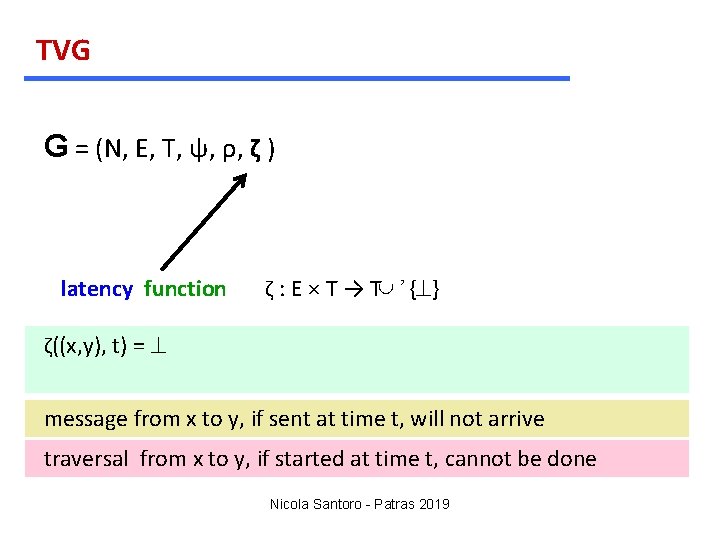 On Infinity Continuity And Timevarying Graphs Nicola Santoro