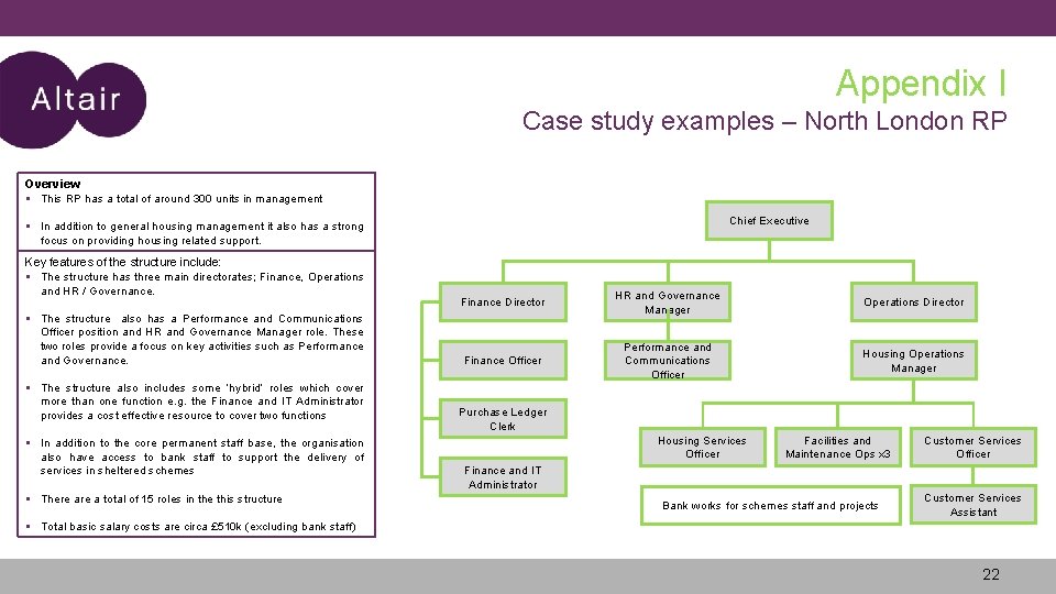 Appendix I Case study examples – North London RP Overview This RP has a Appendix I Case study examples – North London RP Overview This RP has a