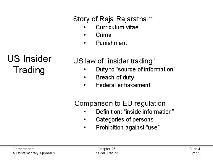 Story of Rajaratnam • • • US Insider Trading Curriculum vitae Crime Punishment US