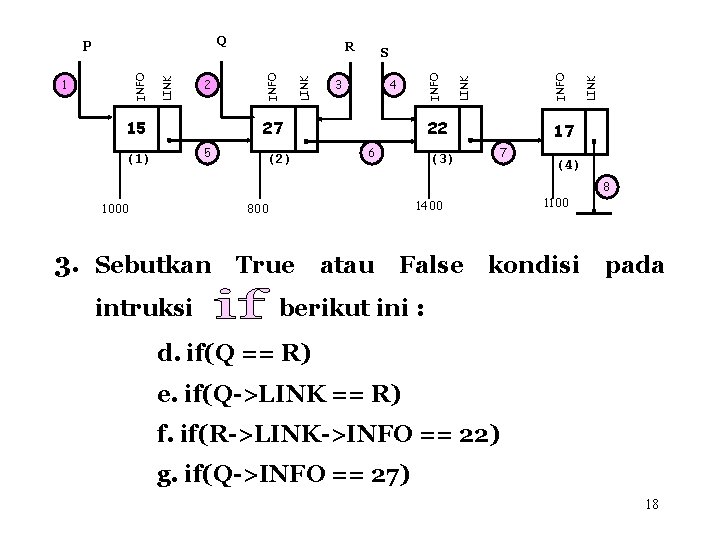 15 4 27 5 (1) 1000 (2) 22 6 (3) 1400 800 LINK 3