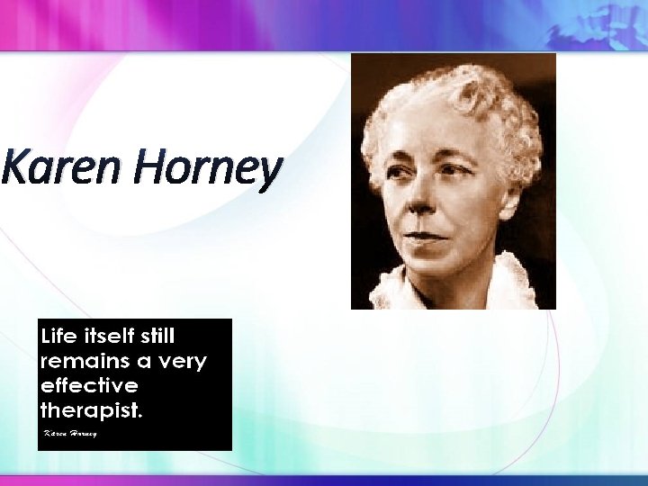 Karen Horney 
