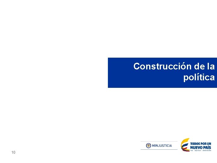 Construcción de la política 10 