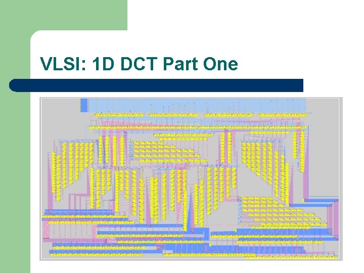 VLSI: 1 D DCT Part One 