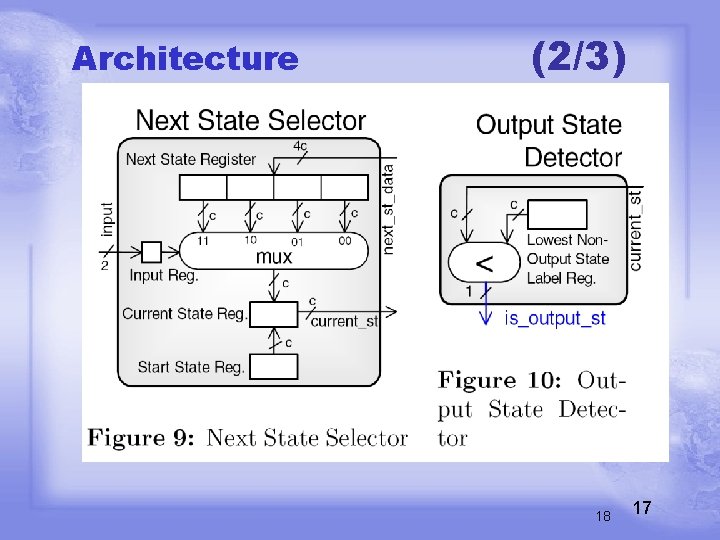 Architecture (2/3) 18 17 