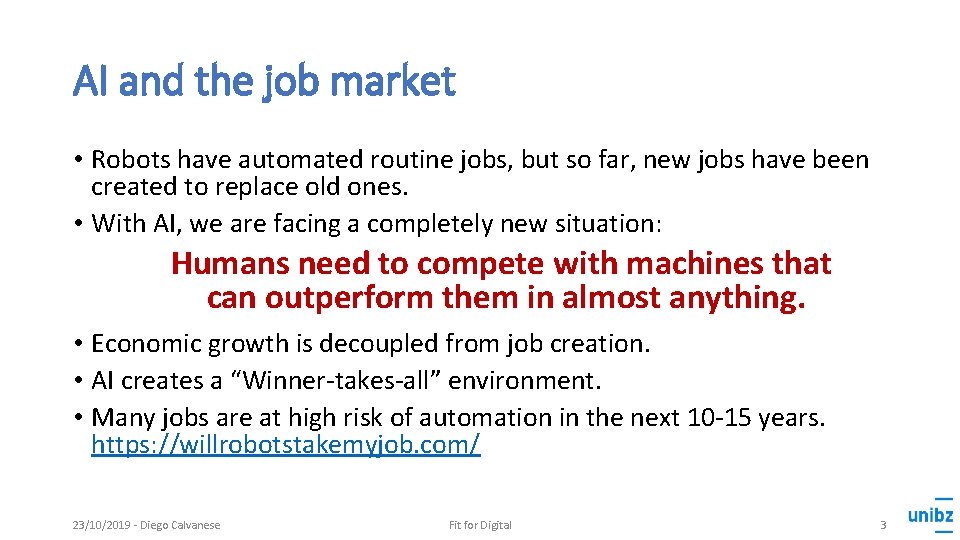 AI and the job market • Robots have automated routine jobs, but so far,