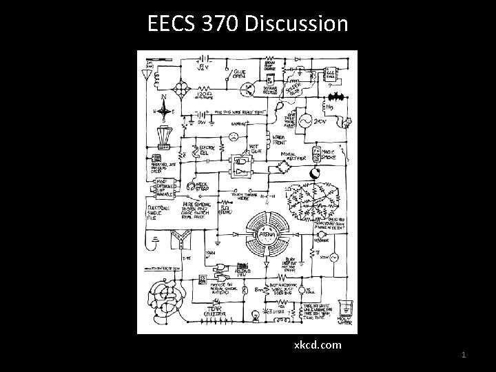 EECS 370 Discussion xkcd. com 1 
