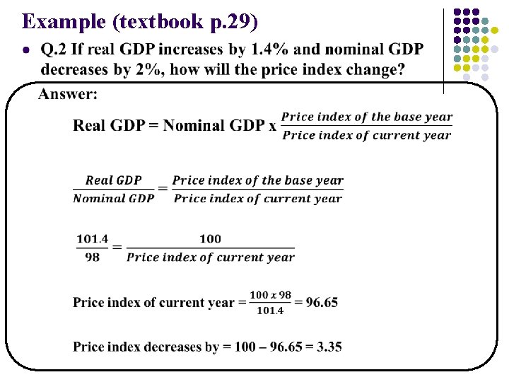 Example (textbook p. 29) 