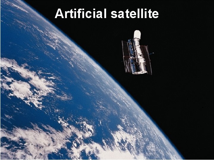 Artificial satellite 