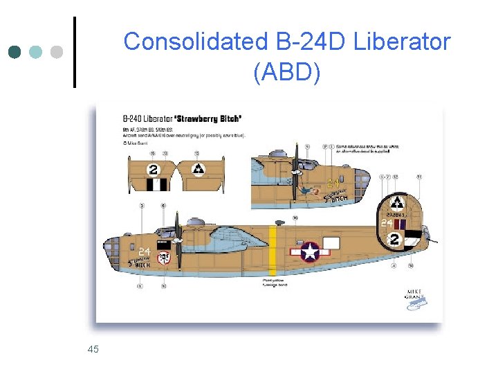 Consolidated B-24 D Liberator (ABD) 45 Consolidated B-24 D Liberator (ABD) 45