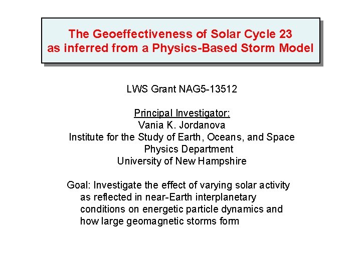 The Geoeffectiveness of Solar Cycle 23 as inferred