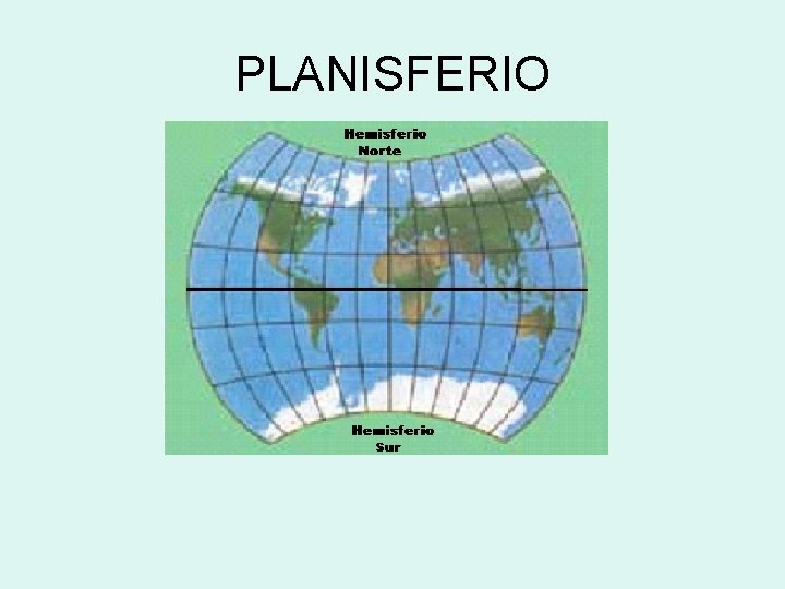 PLANISFERIO PLANISFERIO