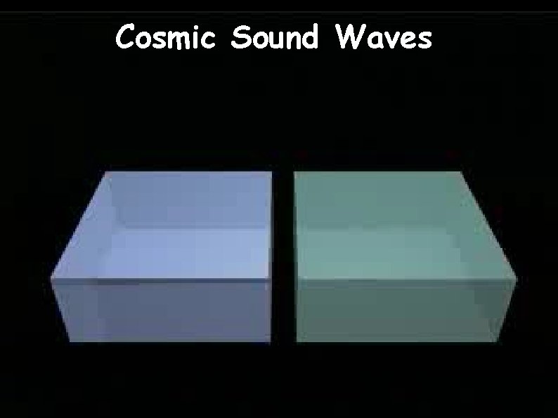 Cosmic Sound Waves 