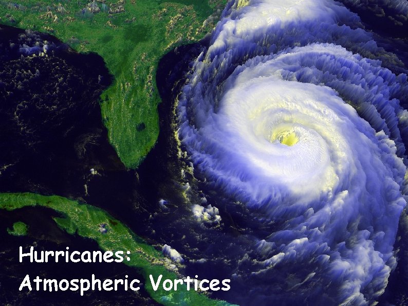 Hurricanes: Atmospheric Vortices 
