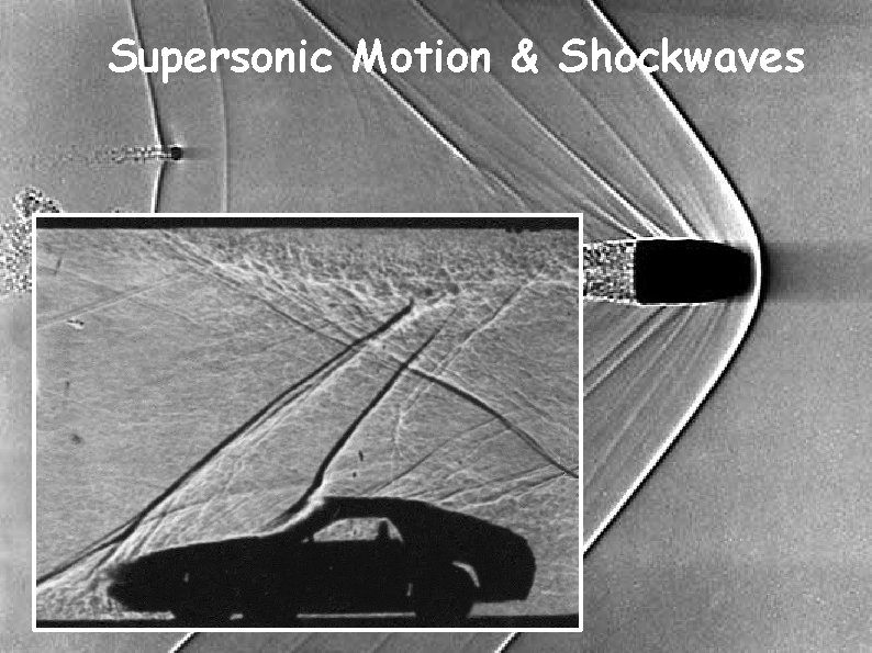 Supersonic Motion & Shockwaves 