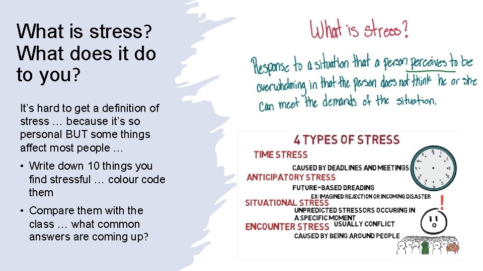 What is stress? What does it do to you? It’s hard to get a