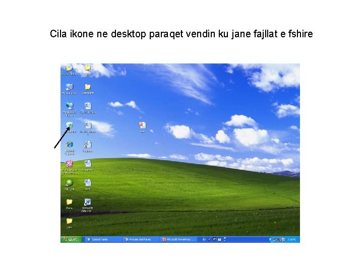 Cila ikone ne desktop paraqet vendin ku jane fajllat e fshire 