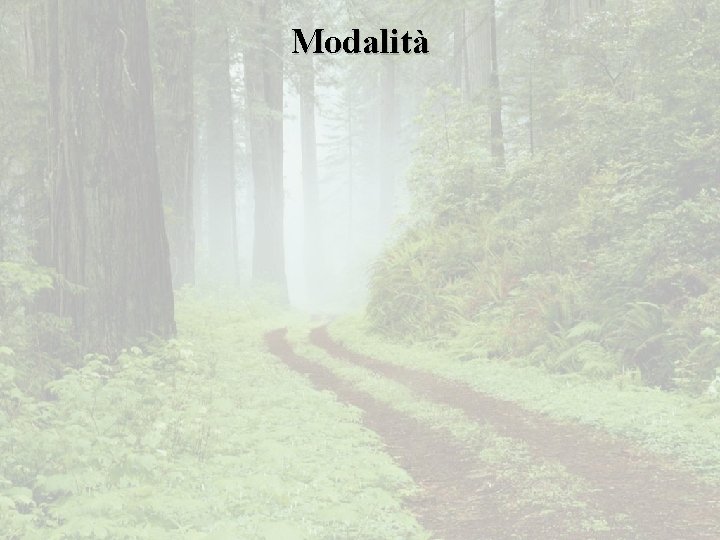 Modalità 
