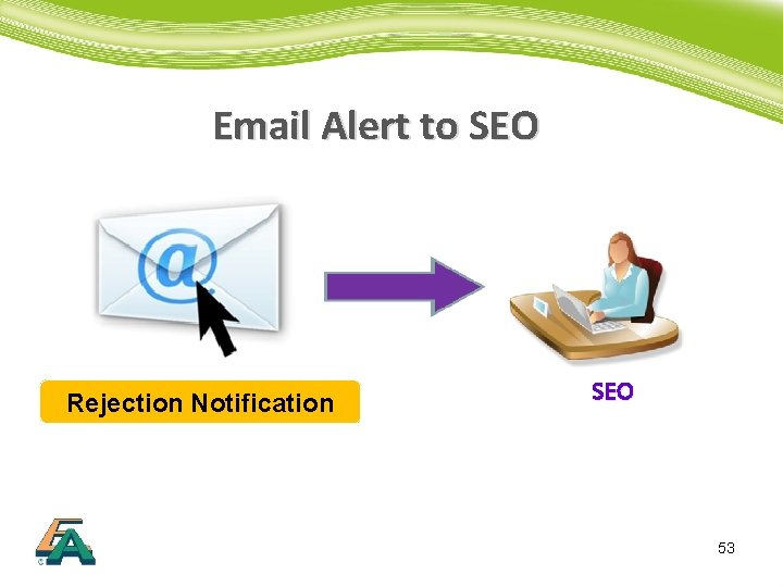 Email Alert to SEO Rejection Notification SEO 53 