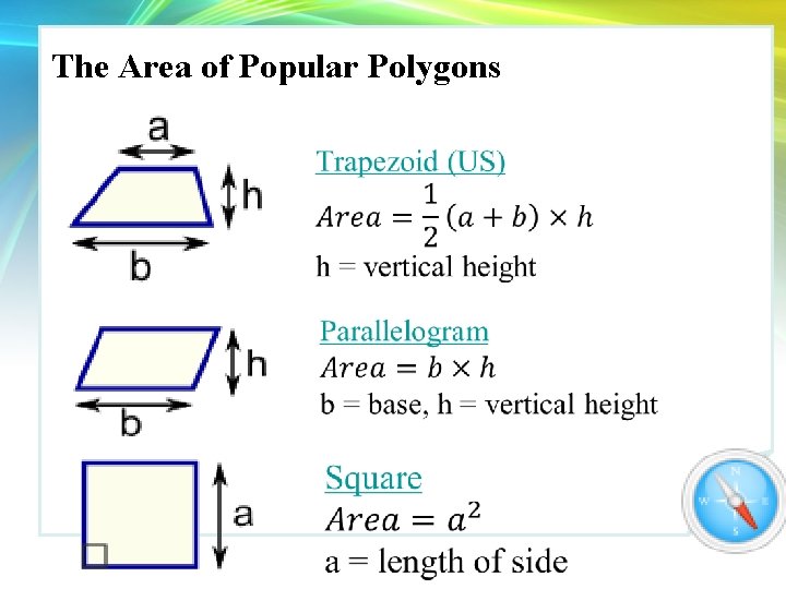 The Area of Popular Polygons 