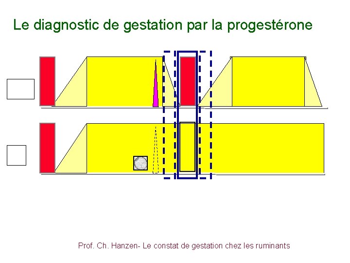 Le diagnostic de gestation par la progestérone NG G J 21 IA Prof. Ch.