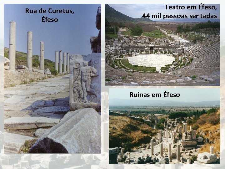 Rua de Curetus, Éfeso Teatro em Éfeso, 44 mil pessoas sentadas Ruinas em Éfeso Rua de Curetus, Éfeso Teatro em Éfeso, 44 mil pessoas sentadas Ruinas em Éfeso