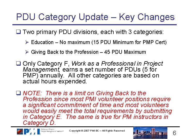 Professional Development Unit Pdu Reporting Policy Update Presented