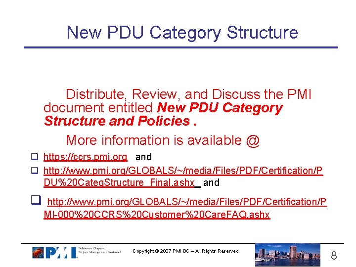 Professional Development Unit Pdu Reporting Policy Update Presented