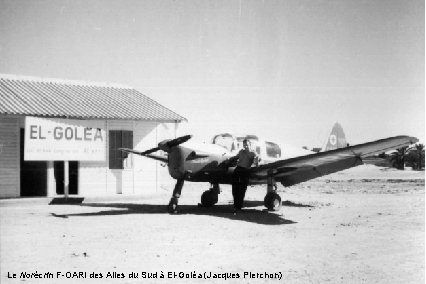 Le Norécrin F-OARI des Ailes du Sud à El-Goléa (Jacques Pierchon) 