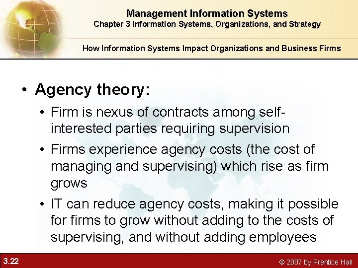 Management Information Systems Chapter 3 Information Systems, Organizations, and Strategy How Information Systems Impact Management Information Systems Chapter 3 Information Systems, Organizations, and Strategy How Information Systems Impact