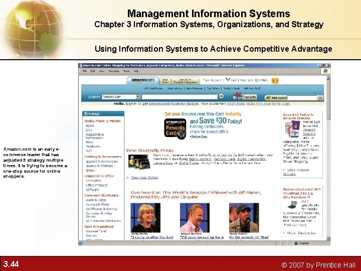 Management Information Systems Chapter 3 Information Systems, Organizations, and Strategy Using Information Systems to Management Information Systems Chapter 3 Information Systems, Organizations, and Strategy Using Information Systems to