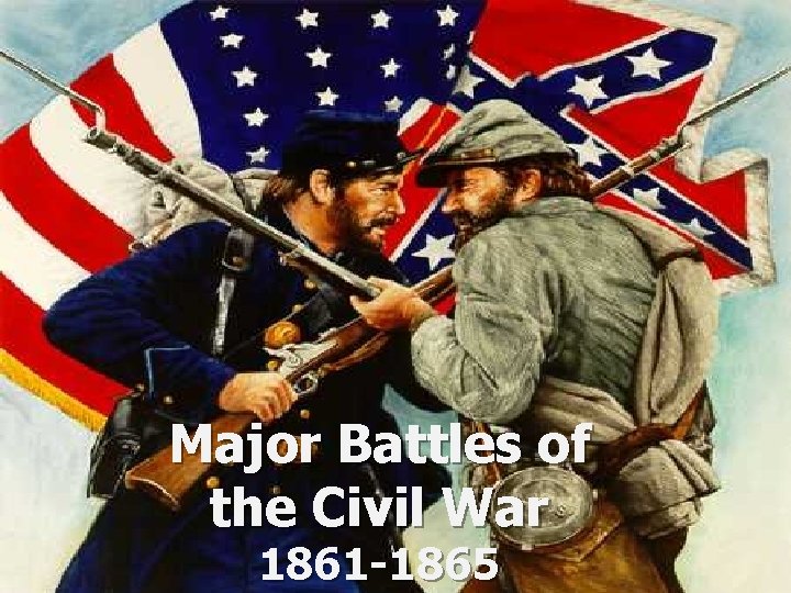 Major Battles of the Civil War 1861 -1865 