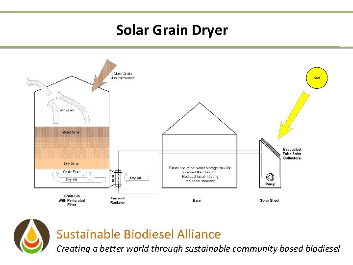 Solar Grain Dryer Sustainable Biodiesel Alliance Creating a better world through sustainable community based