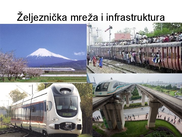 Željeznička mreža i infrastruktura Željeznička mreža i infrastruktura