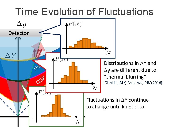 Time Evolution of Fluctuations Detector ic n o dr Ha P G Q Distributions